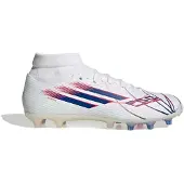 Adidas F50 Sparkfusion League Mid Cut FG/AG Icon Takeover - Hvid/Konge blå/Rød Kvinde, størrelse 38