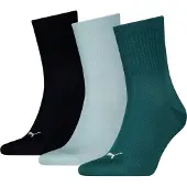 Puma Unisex Short Socks (3-Pack), Men, Petrol Green, 39-42