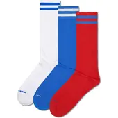Happy socks Sokker blå / rød / hvid