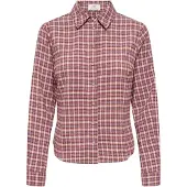 JDY Bluse 'JDYLyra' ecru / lilla / bordeaux