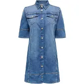 ONLY Blusekjole 'ONLKaterina' blue denim
