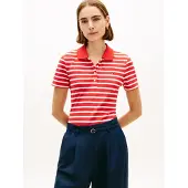 Tommy Hilfiger Shirts '1985' orangerød / hvid