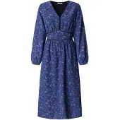 Pepe Jeans Pepe Jeanstil kvinder. PL9537802 Barby kjole blå (M), Casual, Viscose, Lange ærmer