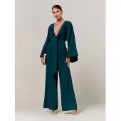 SAVEL Jumpsuit 'SASSY' petroleum