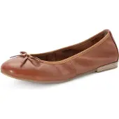 Marco Tozzi Ballerinasko cognac