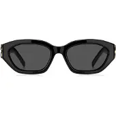 BOSS Solbriller i sort acetat med dobbelt B-monogram