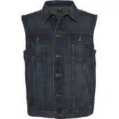Urban Classics Vest blue denim