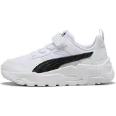 Puma Trinity 2 Sneakers Kids, Shoes, White/Black/Feather Gray, 29