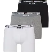 BOSS Boxershorts Power 3-pak flerfarvet Grå Flerfarvet Sort Hvid måle