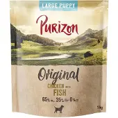 Purizon Puppy Large Kylling & Fisk - Økonomipakke: 4 x 1 kg NYHED