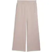 Puma Essentials Wide-Leg Pants Women, Clothing, Rose Latte, M