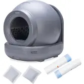 Beeztees Automatisk Kattetoilet Moeza - Grå