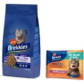 Affinity Brekkies 3 kg gratis! 15 kg Brekkies kattetørfoder - Complete
