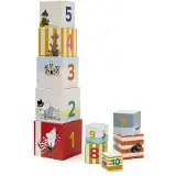Kids Concept Stableklodser - Mumitroldene - Multi - - OneSize - Stablelegetøj