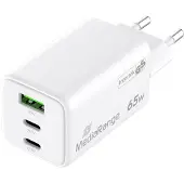 MediaRange 65w Usb-a-og Usb-c-vægoplader