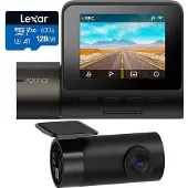 70mai Dashcam A200 HDR + bagkamera RC11 + Lexar 128GB-kort