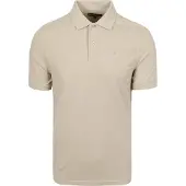 Barbour Piqué Polo Beige åle