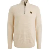 PME Legend Pullover 'Pullover with half zipper' beige