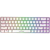 Fifine GK1W mekanisk tastatur, 65% RGB (hvid)
