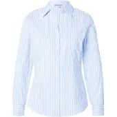 More & more Bluse lyseblå / hvid