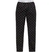 Calvin Klein Underwear Pyjamasbukser lysegrå / sort / hvid