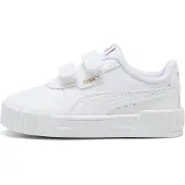 Puma Carina 3.0 Sneakers Toddler, Shoes, White/Gold, 19