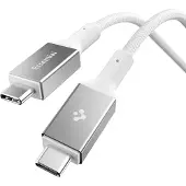 Spigen EB10015CC Essential USB-C-kabel - 100W, 1.5m - hvid