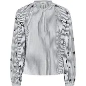 Karen by Simonsen Bluse ' KBEgoni' navy / hvid