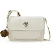 Kipling Skuldertaske 'Dalma' brun / offwhite