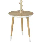 SoBuy FBT38-WN Sofabord med glasholder