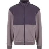 Urban Classics Colour Block Polar Fleece Sweatshirt Med Lynlås