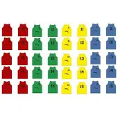 Softee Numbered 11-15 Træningsvest 5 Enheder