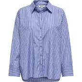 ONLY Bluse 'ONLOregon' lyseblå / violetblå / hvid