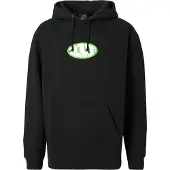 HUF Sweatshirt lime / sort / hvid