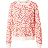 Vila Pullover 'VIRIL' creme / lys rød