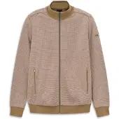 Bugatti Sweatjakke camel / hvid