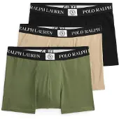 Ralph Lauren Boksershorts beige / oliven / sort / hvid