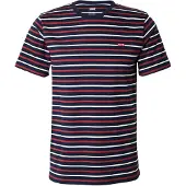 Levi's Bluser & t-shirts navy / mørkerød / hvid