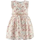 Happy girls Kjole beige / aqua / brun