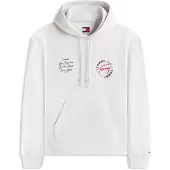 Tommy Hilfiger Sweatshirt mørkeblå / lysegrå / rød