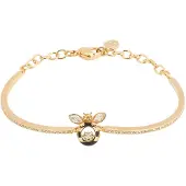 Swarovski Armbånd guld / sort / hvid