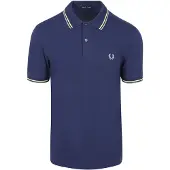 Fred perry Polo Twin Tipped 3600 48A Blå ørkeblå åle