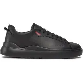 HUGO HUGOtil mænd. 50499261 Blake læder sneakers sort (44), Fast, Blonder, Casual