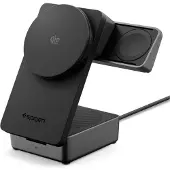 Spigen Essential MagSafe 3-in-1 Wireless Charger EF323MQ black