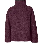 Selected Pullover burgunder