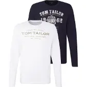 Tom Tailor Bluser & t-shirts navy / oliven / hvid