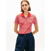 Tommy Hilfiger Shirts '1985' orangerød / hvid
