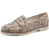 Tamaris Slipper beige / mørkebeige / sort