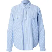 ONLY Bluse 'ONLWENDY' blå / hvid