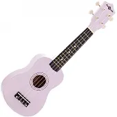 Gear4Music Ukulele fra Lyserød